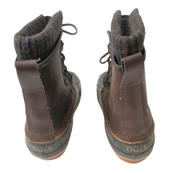 Duck Boots Men\'s Snow Boots size 6 Brown Thermolite Insole Tall Steel Shank main image 6